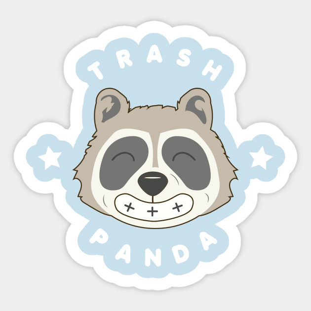 Trash Panda! Sticker by smashythebear